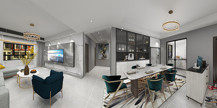 Design庭华装饰彭-千江月7#04户型.dwg-副本-装修设计方案