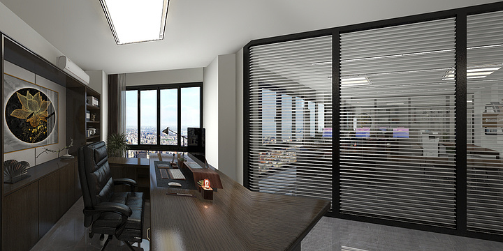 车小姗-办公室.dxf-装修设计方案