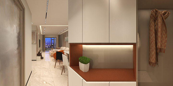 悦好装饰贾涛-德信海德公园83.00㎡A2’3室2厅1卫1厨-装修设计方案