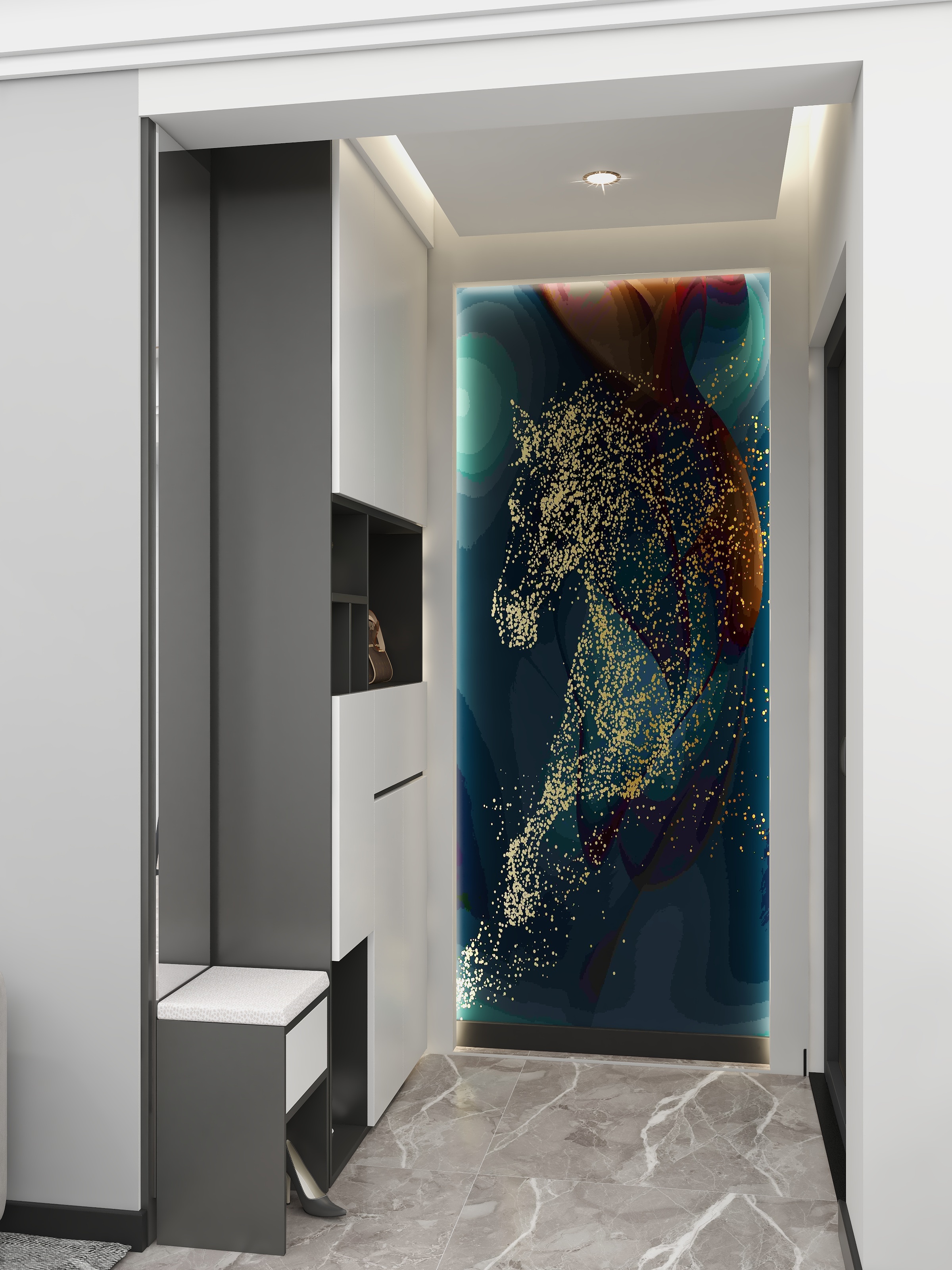 设计师闫工-滨江一号现代.dwg-装修设计方案