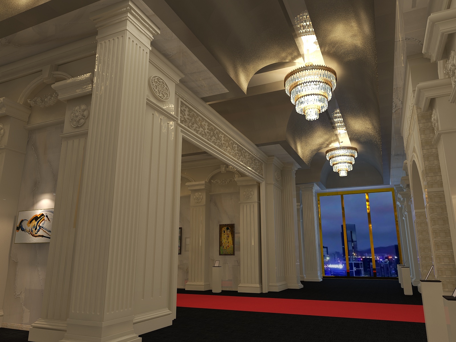 雨田GIGI-艺术画廊装修效果图