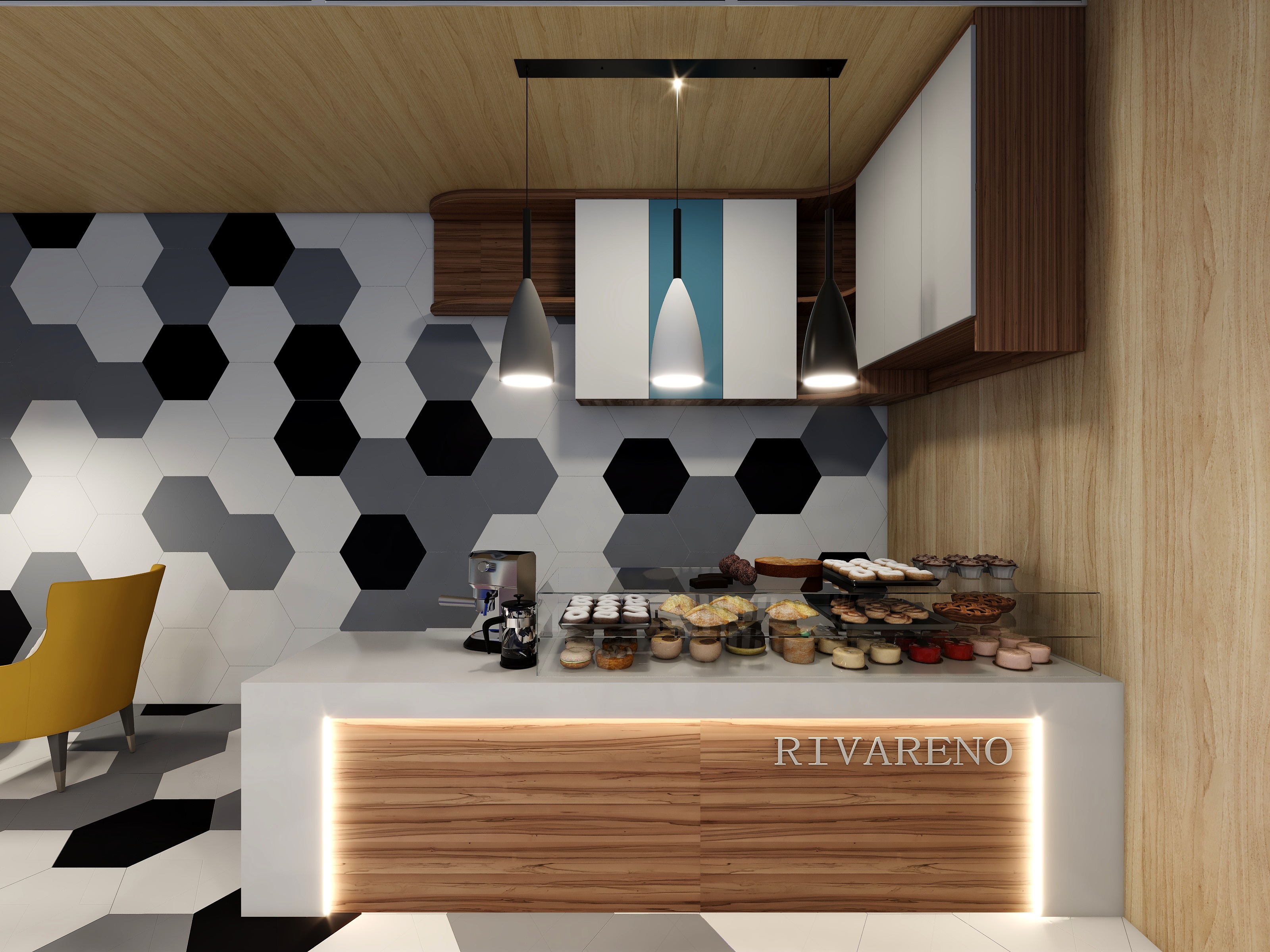 天天贴报-咖啡馆-装修设计方案