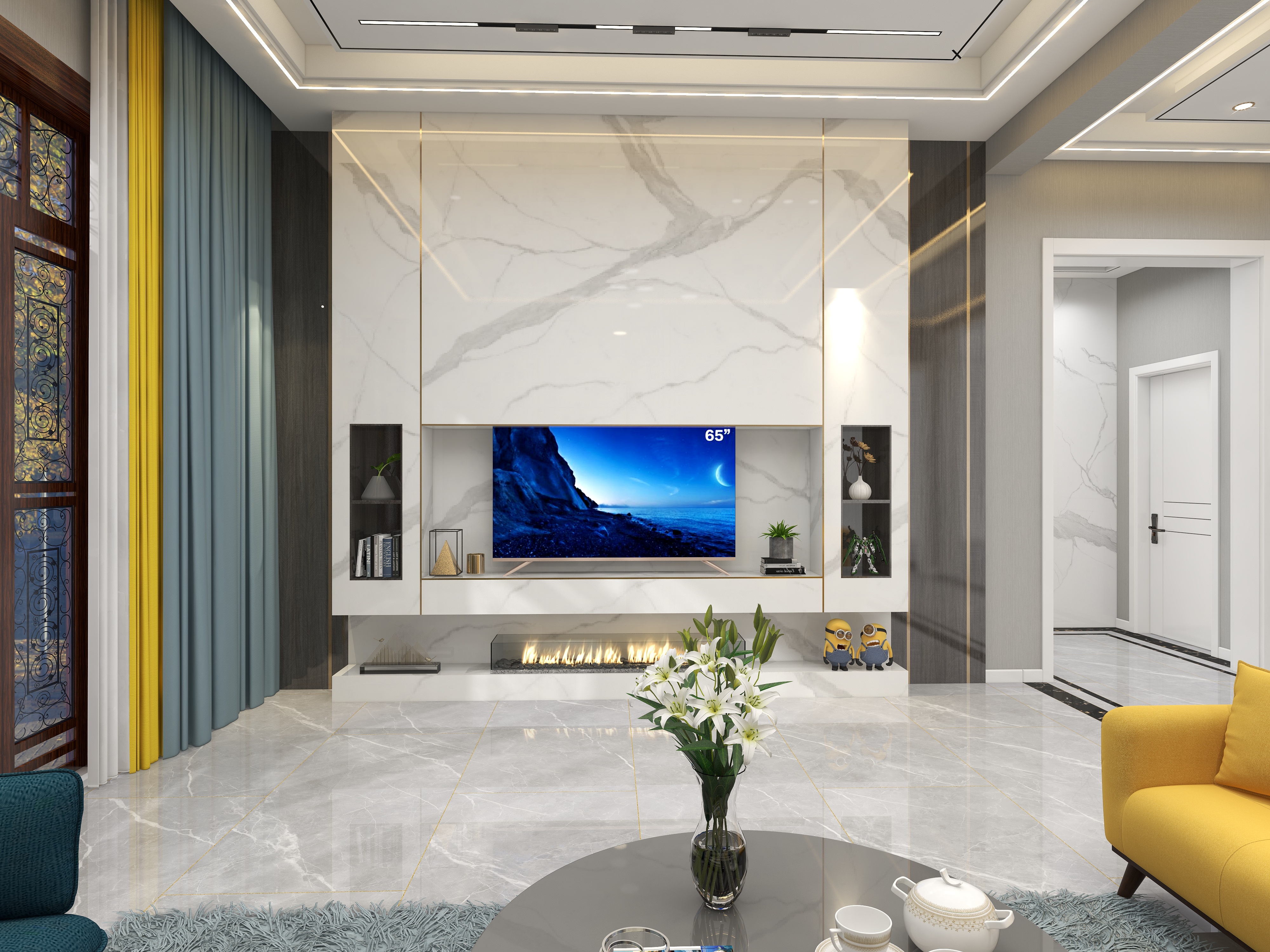 轩奕设计工作室-蜗居装饰—宁夏同心县前红别墅-装修设计方案