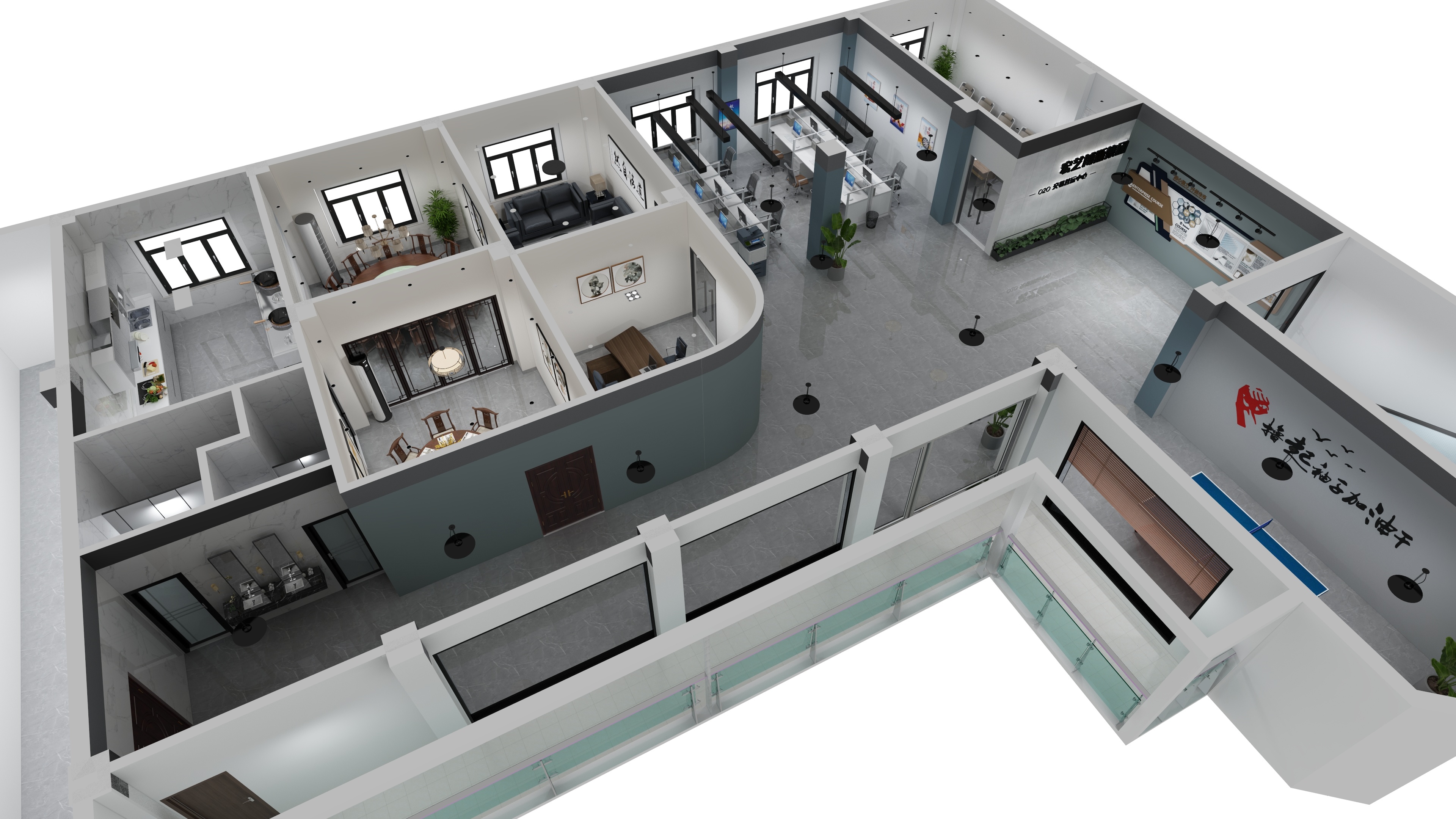 广西墨菲设计-宏艺博斯-装修设计方案