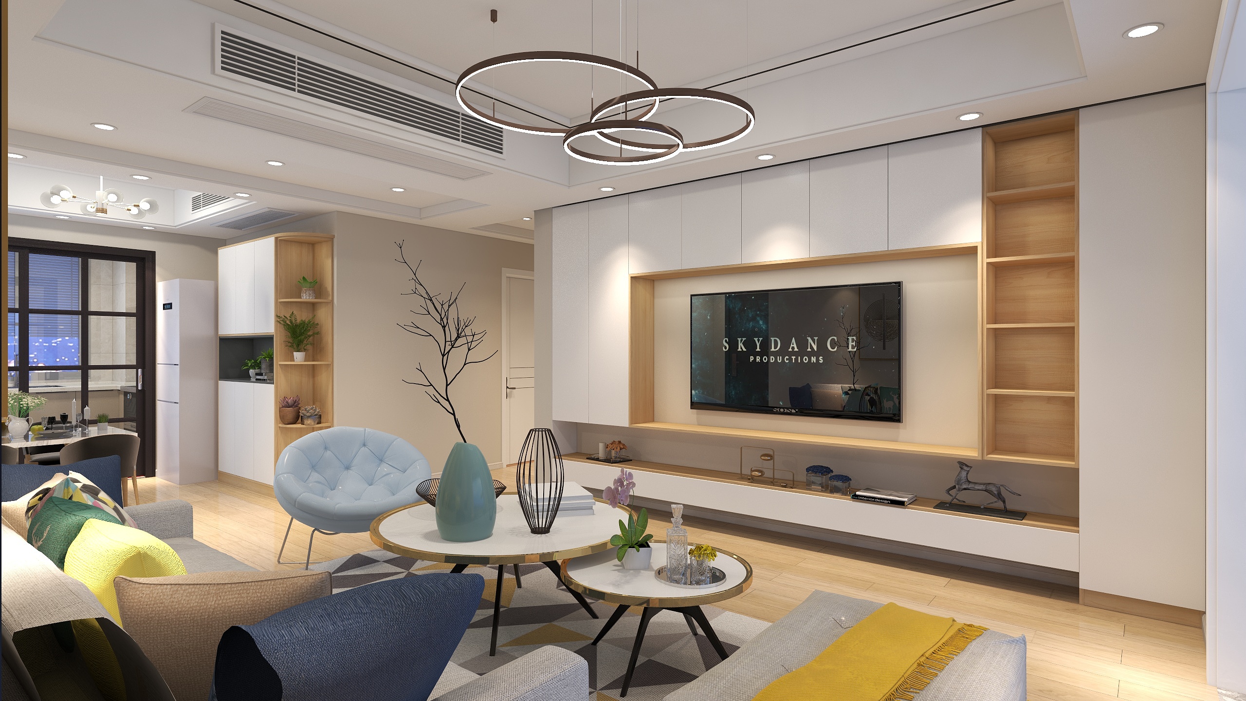 振业装饰-一品园二期120平户型.dwg-装修设计方案