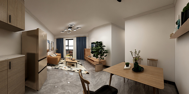 九月装饰设计-绿地夏瑾·现代-装修设计方案