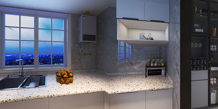 效果图展示22-峰景园三局-装修设计方案