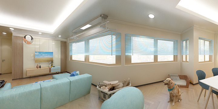 三石哥哥KJL-瑞和园89.50㎡B户型3室2厅1卫-装修设计方案