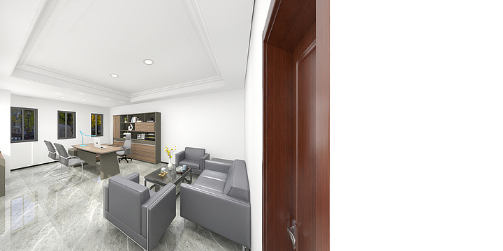 百特办公BUTP-董事长办公室-装修设计方案