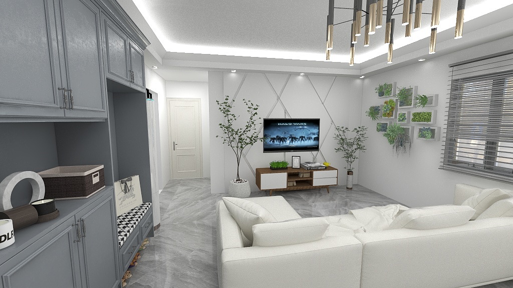 南城轶事-瑞和园89.50㎡B户型3室2厅1卫-装修设计方案