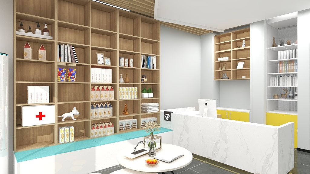 Empress旧瘾-他山小区宠物医院门头房.dwg-装修设计方案