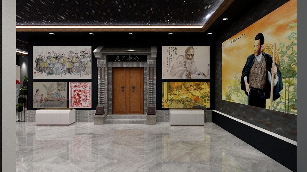 小海mudo-柯坪纪委廉政展厅方案一-装修设计方案