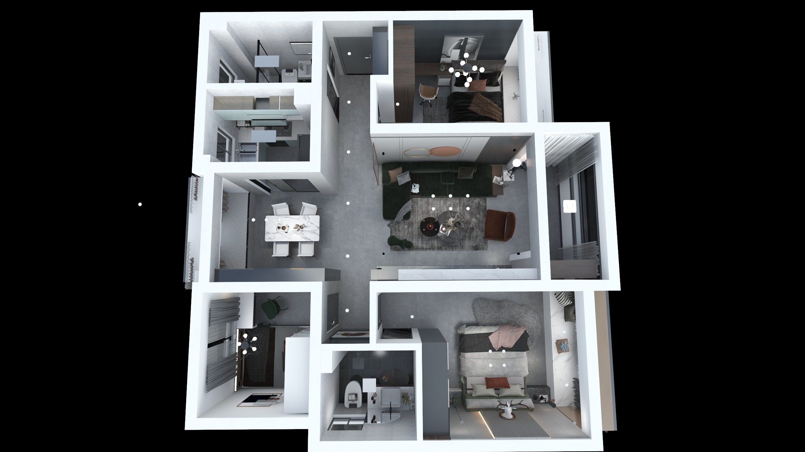 设计一一-大6栋16楼1604-轻奢-装修设计方案