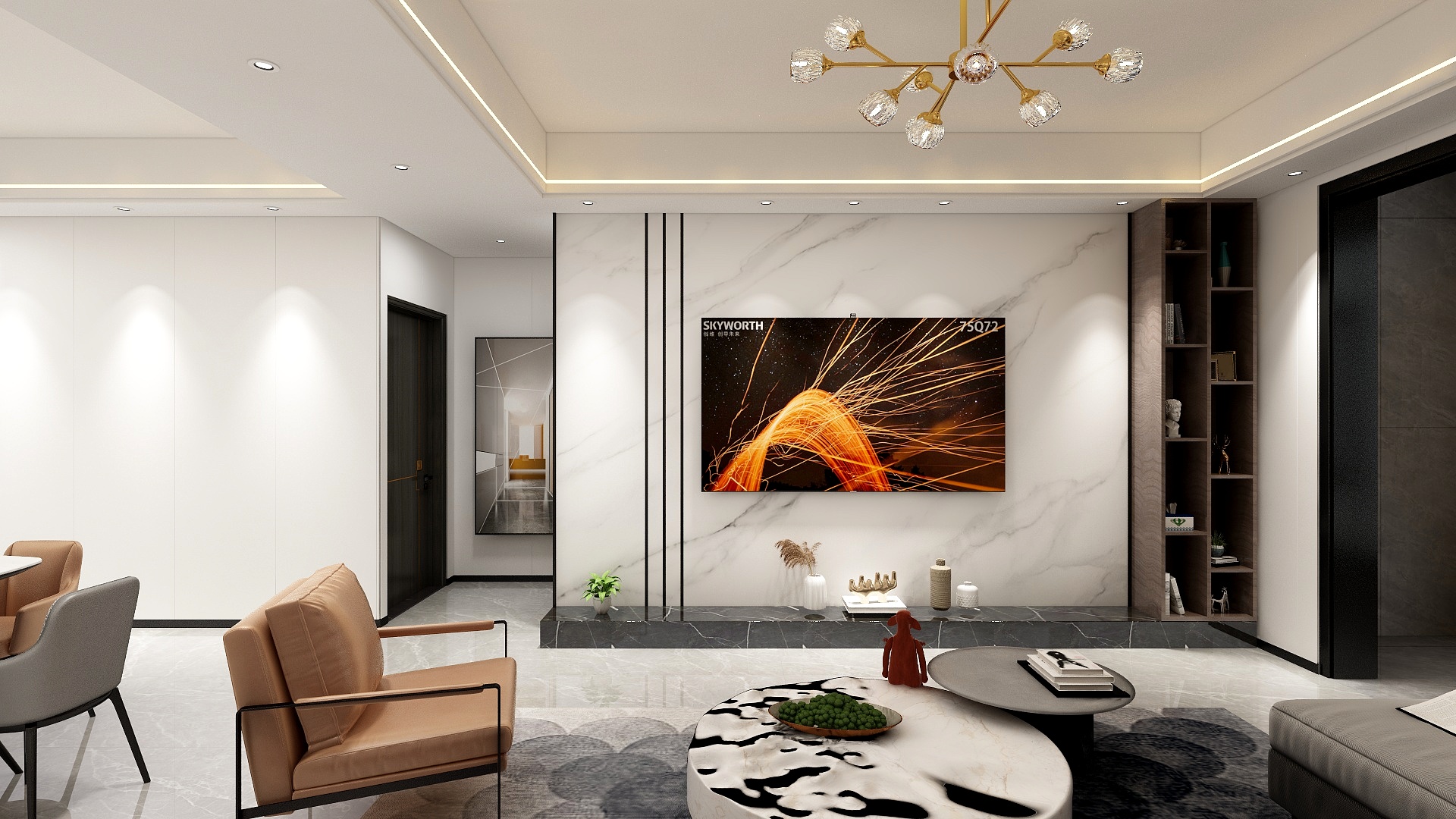 黑马设计-115.8平方现代风格-装修设计方案