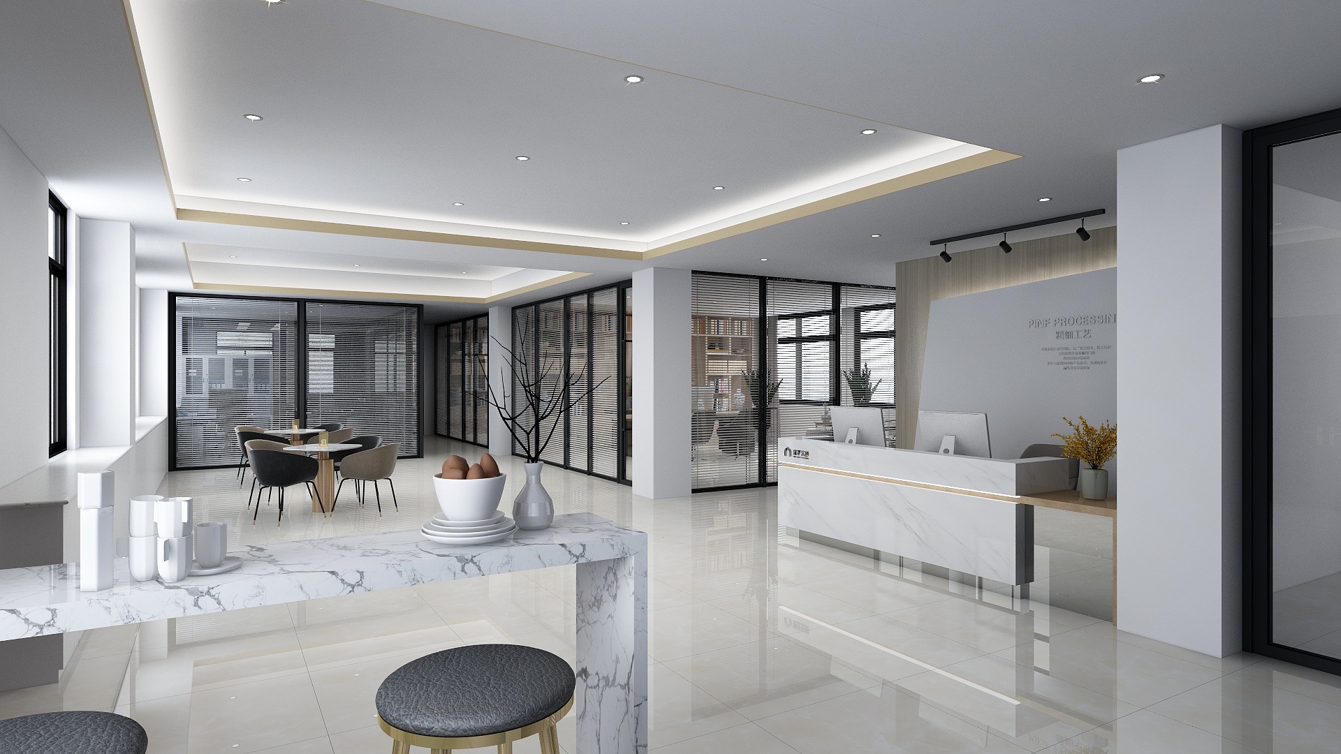 冯志强 ℡¹⁵³⁰⁶⁵⁹⁵⁷⁸⁸-易商谷办公室 -效果图.dwg-装修设计方案