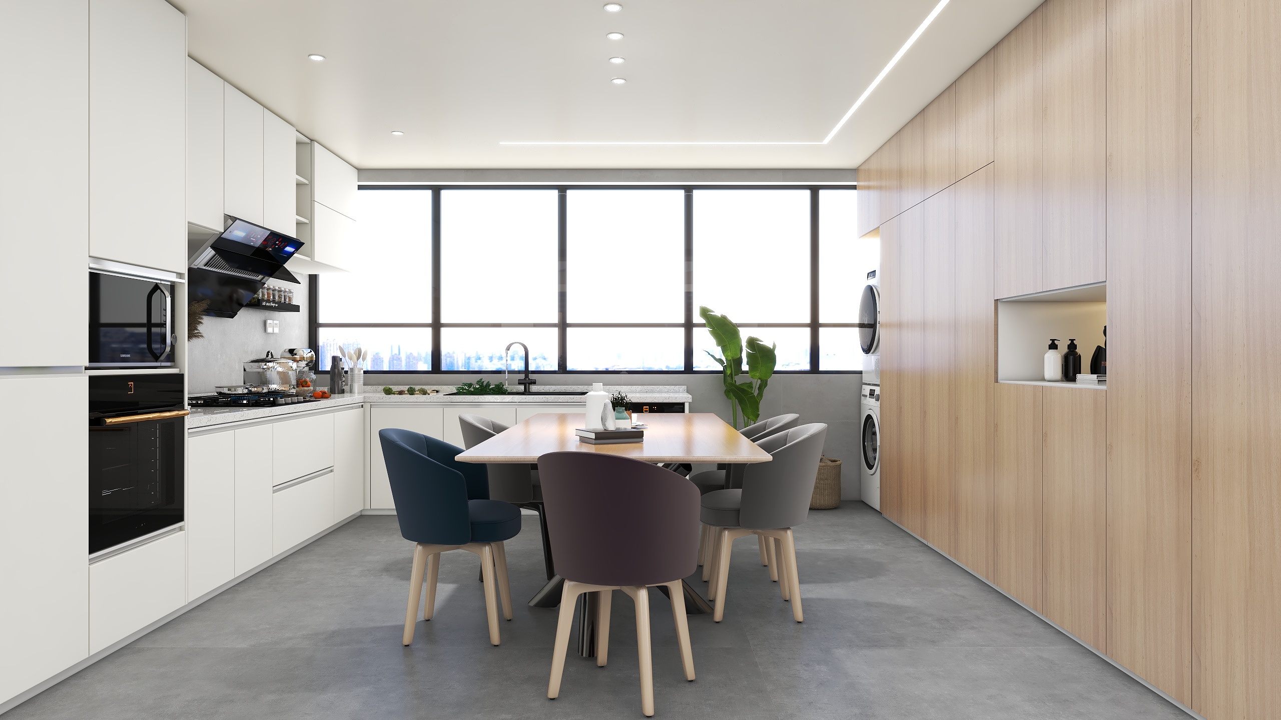 一梦空间-欧洲城厨房-装修设计方案