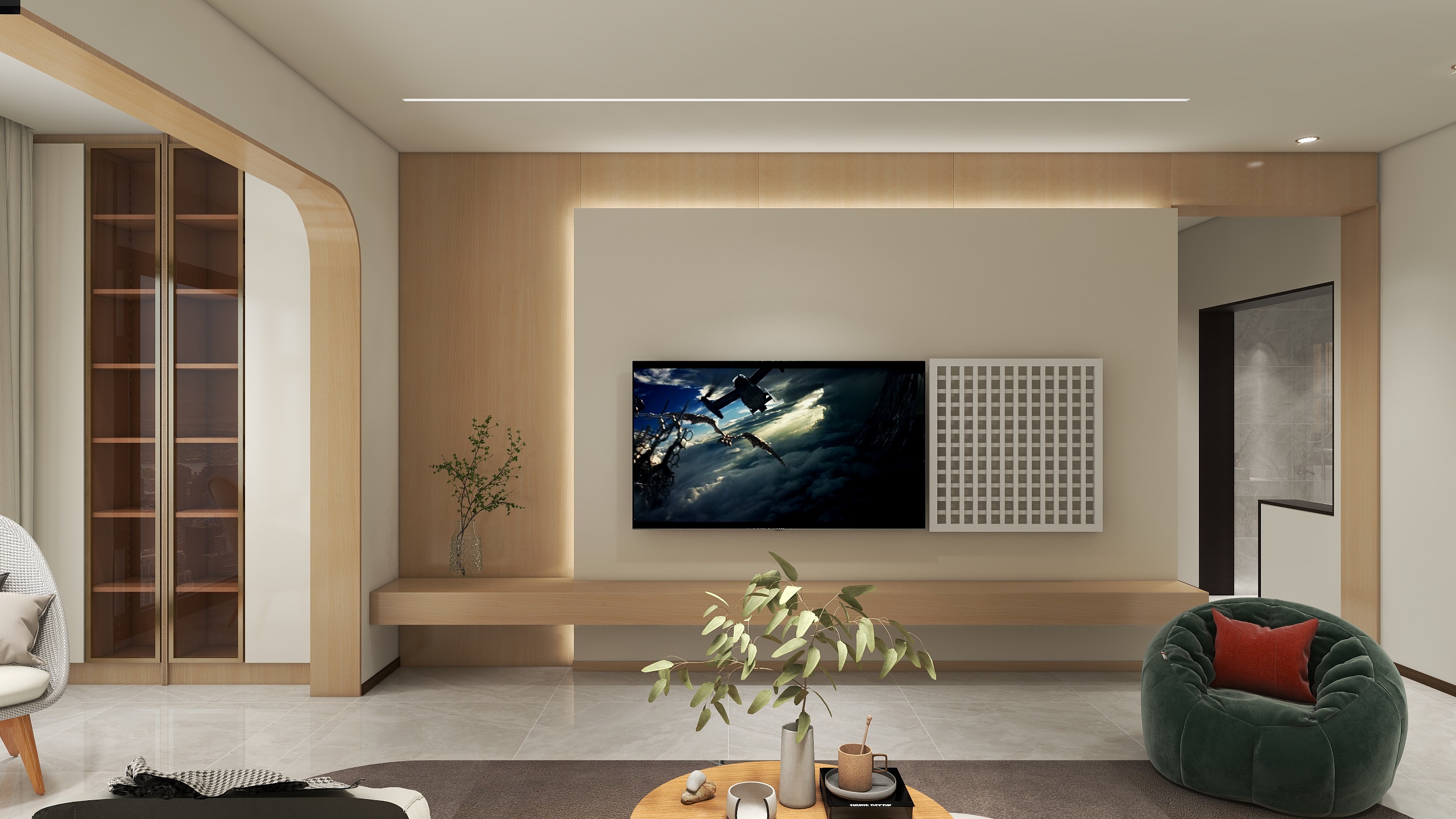 室内设计师罗炜-127平原木4居-装修设计方案