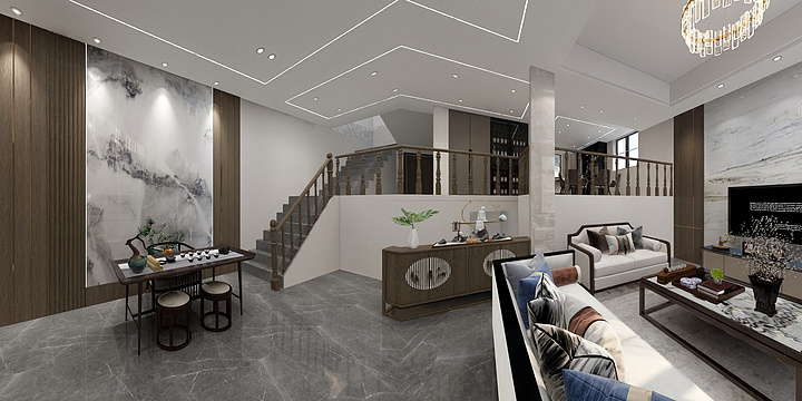 真易石材1-上小溪卢总雅居-装修设计方案