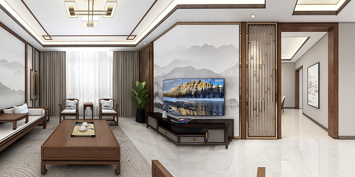 映匠设计-线东春别墅-装修设计方案