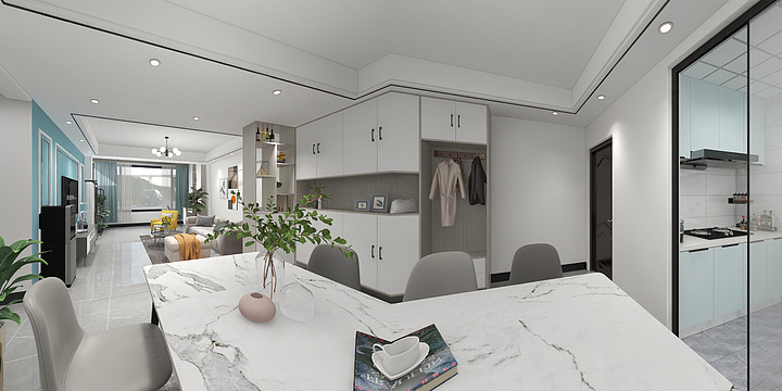 Sweetdrean-锦绣华庭3-1-1602-装修设计方案