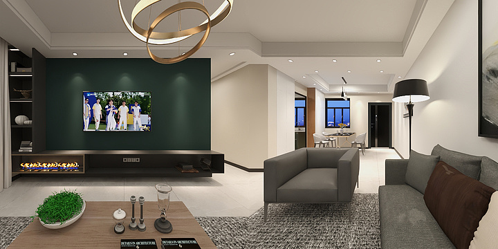 阿强-设计-登达新天地5#1202室.dwg-装修设计方案