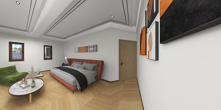 青岛墨尚空间设计-石记驴味坊餐饮空间-复古禅意风-副本-装修设计方案