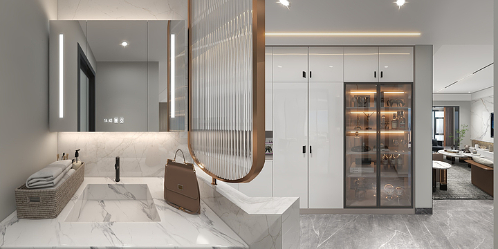 岸边灬-金茂绿岛湖5栋1901陈小姐效果-副本-装修设计方案