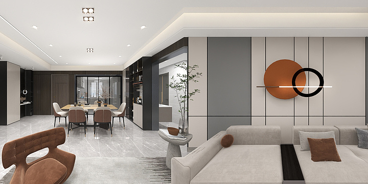 鲭子设计-世茂观天下132.dwg-装修设计方案