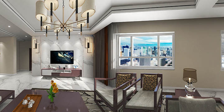 一介儒生-中海河山郡.dwg-装修设计方案