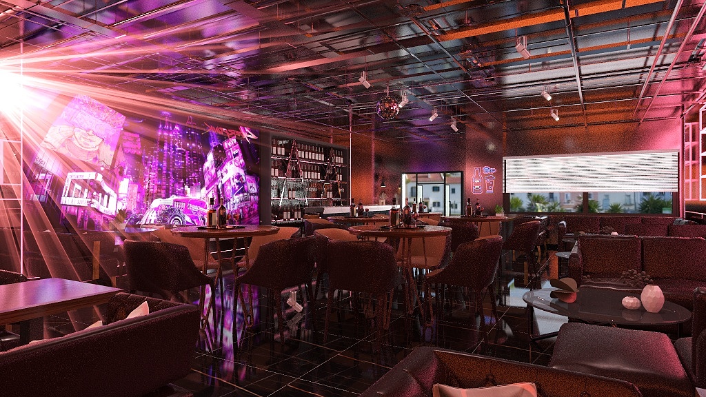 七月伙食设计工作室-酒吧139㎡-装修设计方案