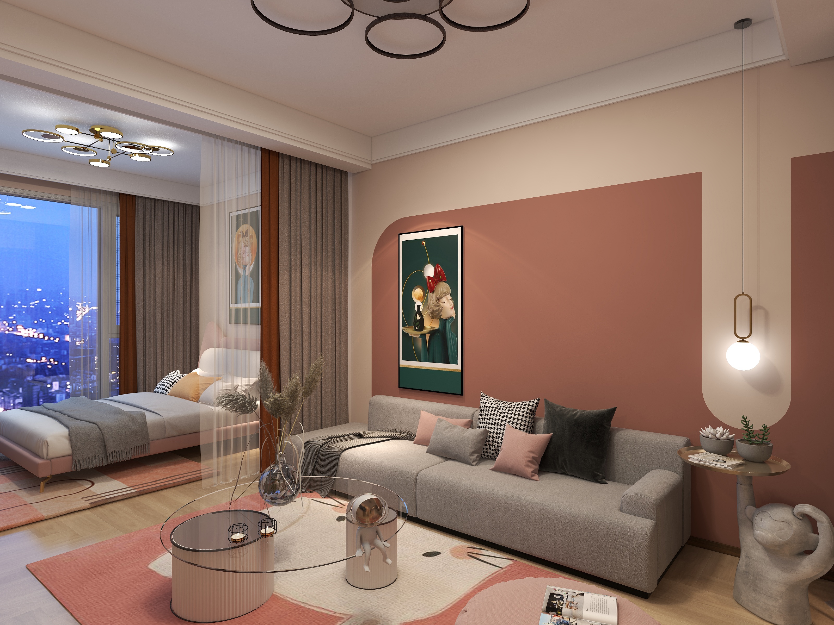 境墨-花溪镇二期-36.9平-装修设计方案