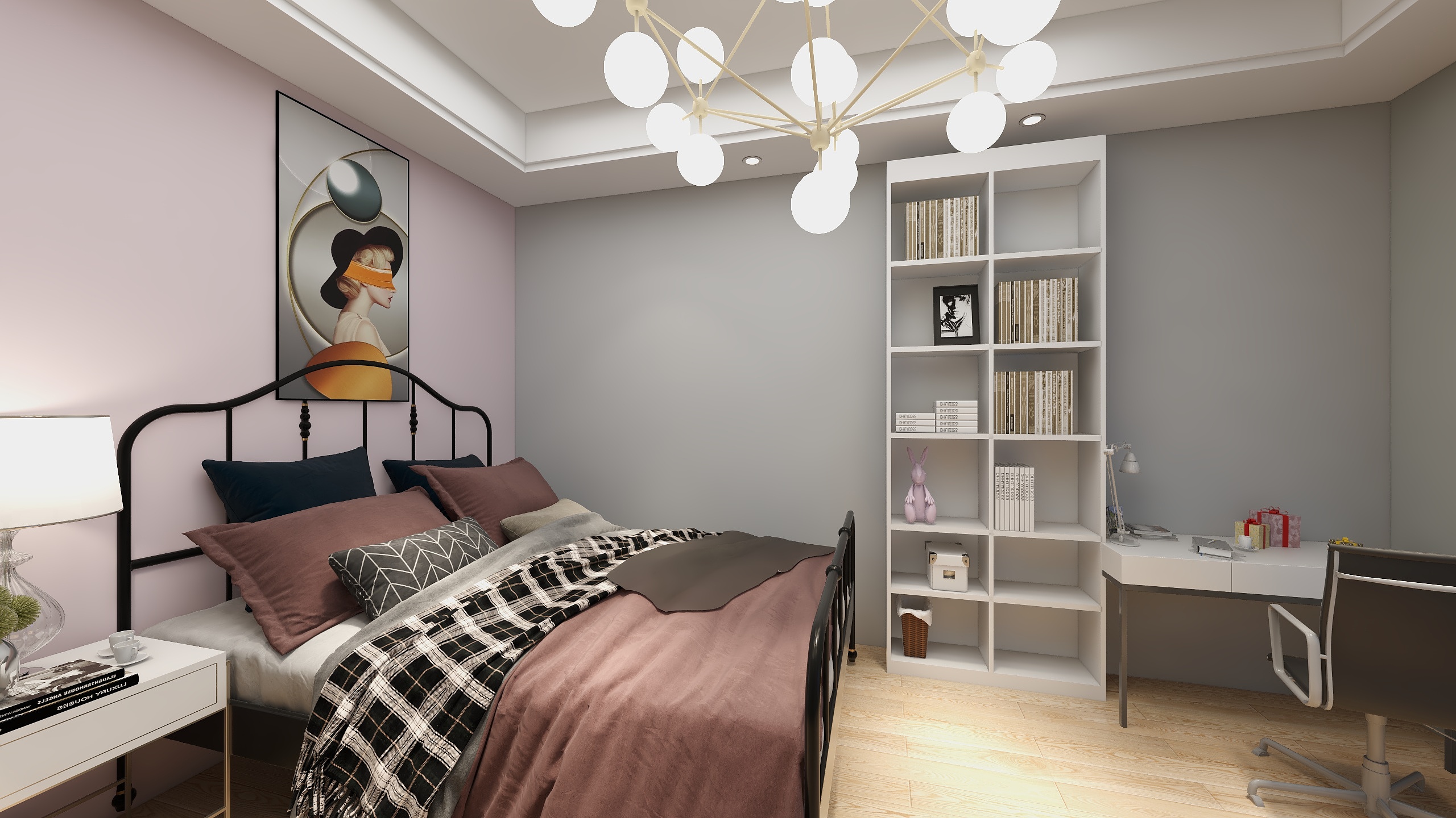 陞香洇染栀-绿园春江花月(北欧风格)装修效果图