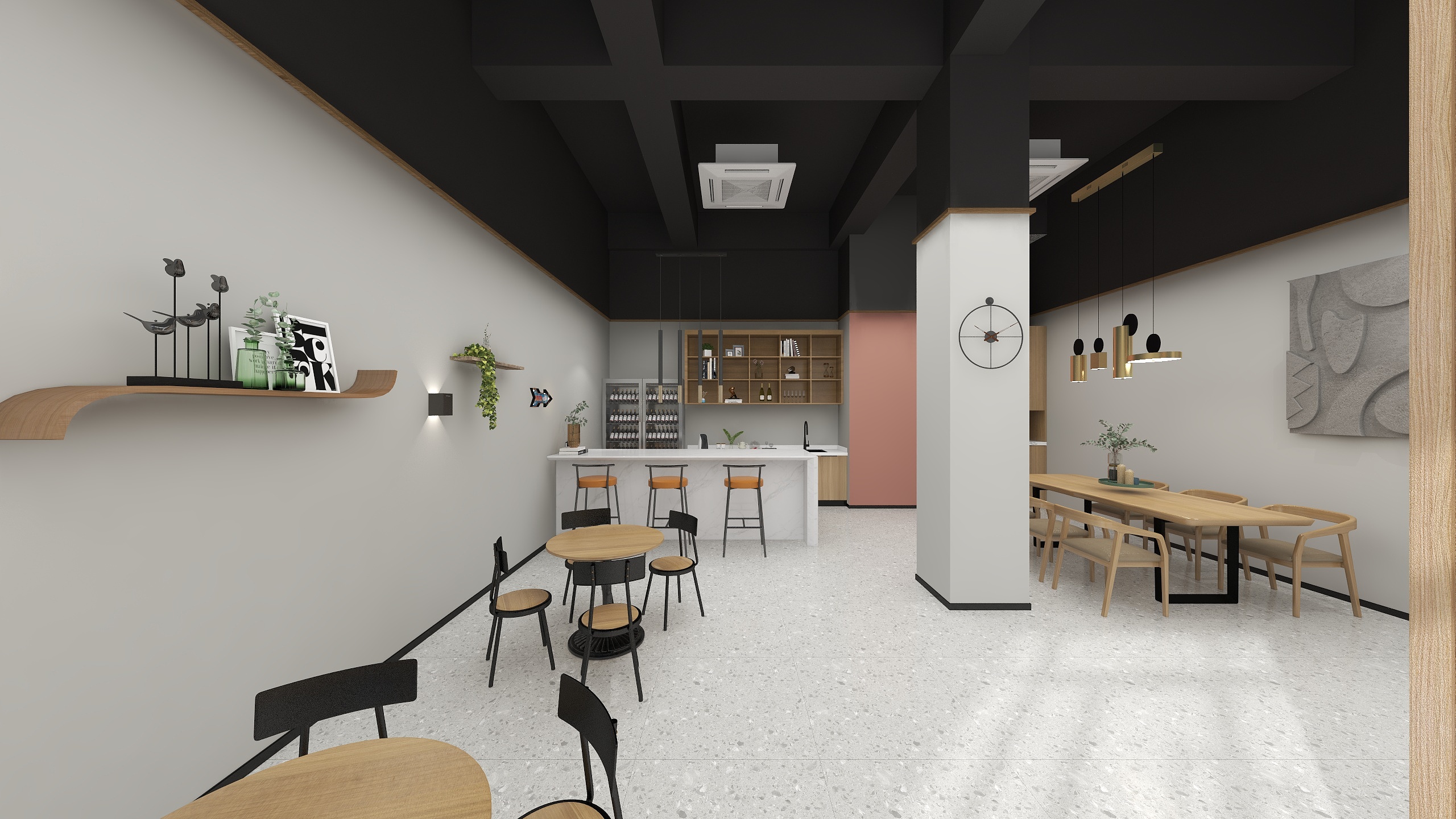 卓鹿设计工作室-高新南华路店面-装修设计方案