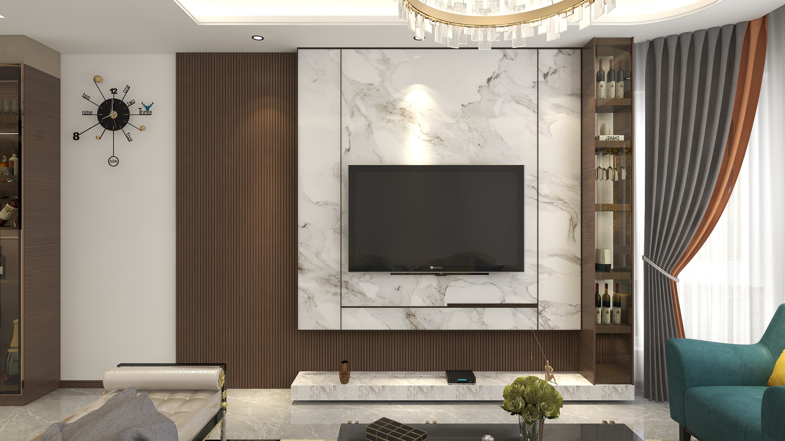 东泽装饰OLxZ-恒达悦府西户效果图.dwg-装修设计方案