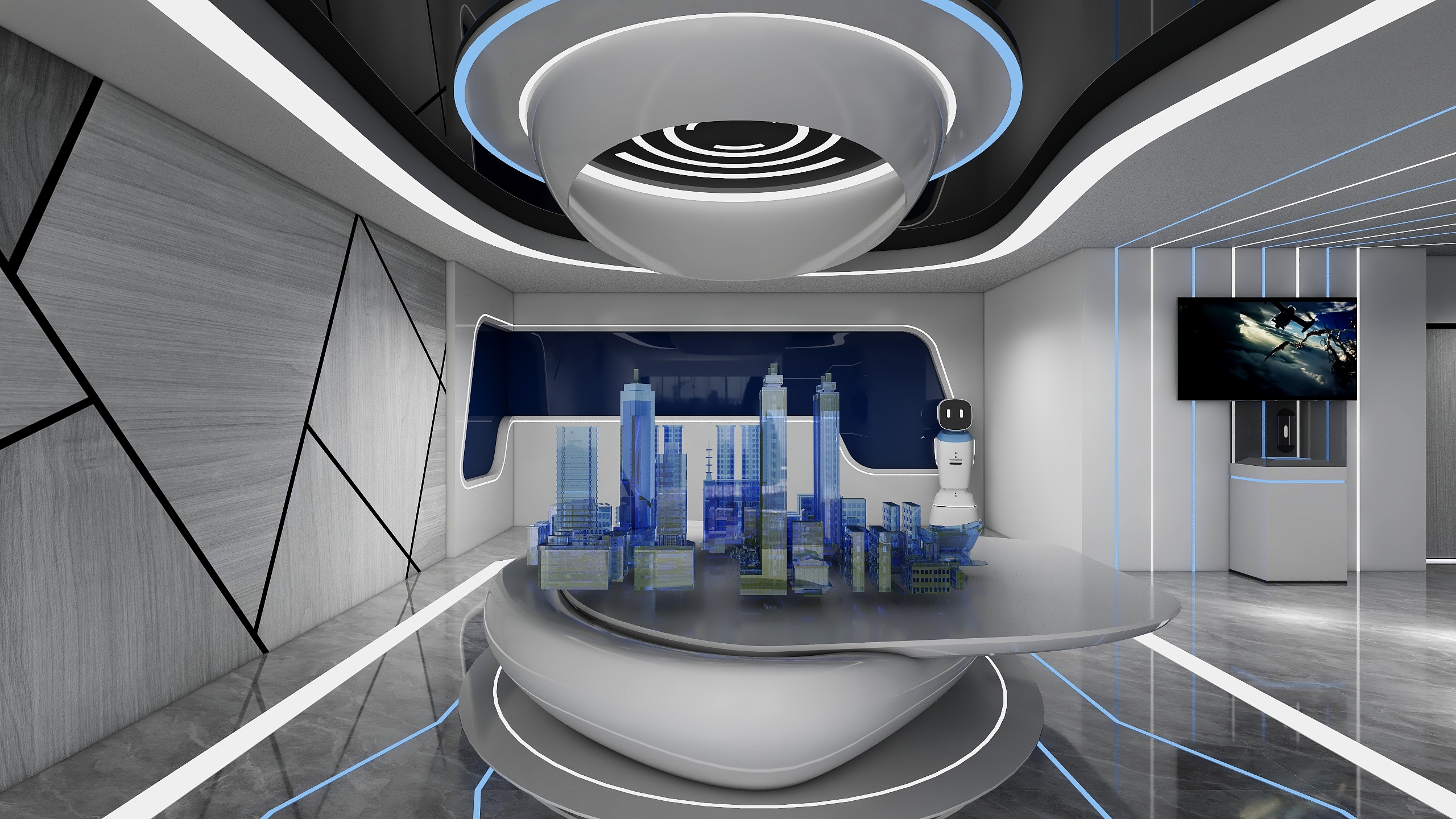 天天贴报-科技馆-装修设计方案