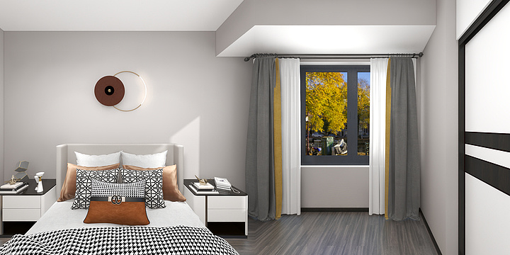 精稚设计-来龙居3-203.dwg-装修设计方案