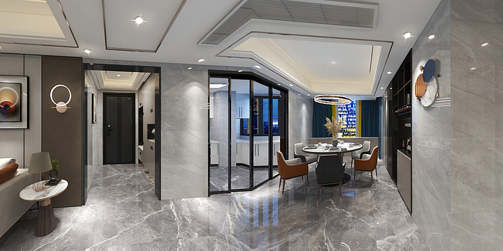 锦烁装饰赖工-正源时代-装修设计方案