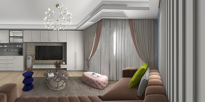 杭州标点家居整装设计雷攀-上锦宸府89B户型—苏府-装修设计方案