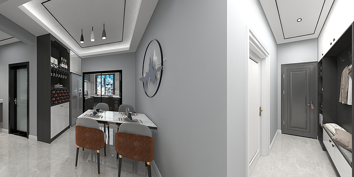 家装设计师GH-七里镇130户型-装修设计方案