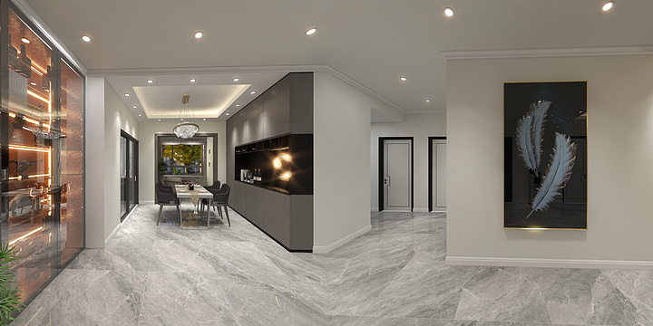 涌浪随风-东方名城简约-装修设计方案