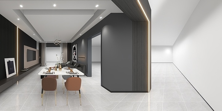 Aisin-曲美前厅-装修设计方案