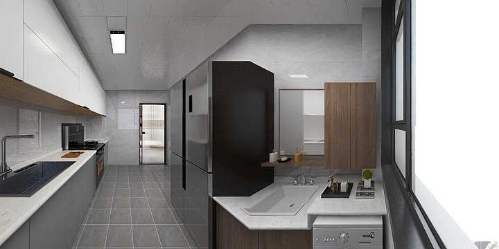 南充三宅装饰设计有限公司-凯旋天地1601-装修设计方案