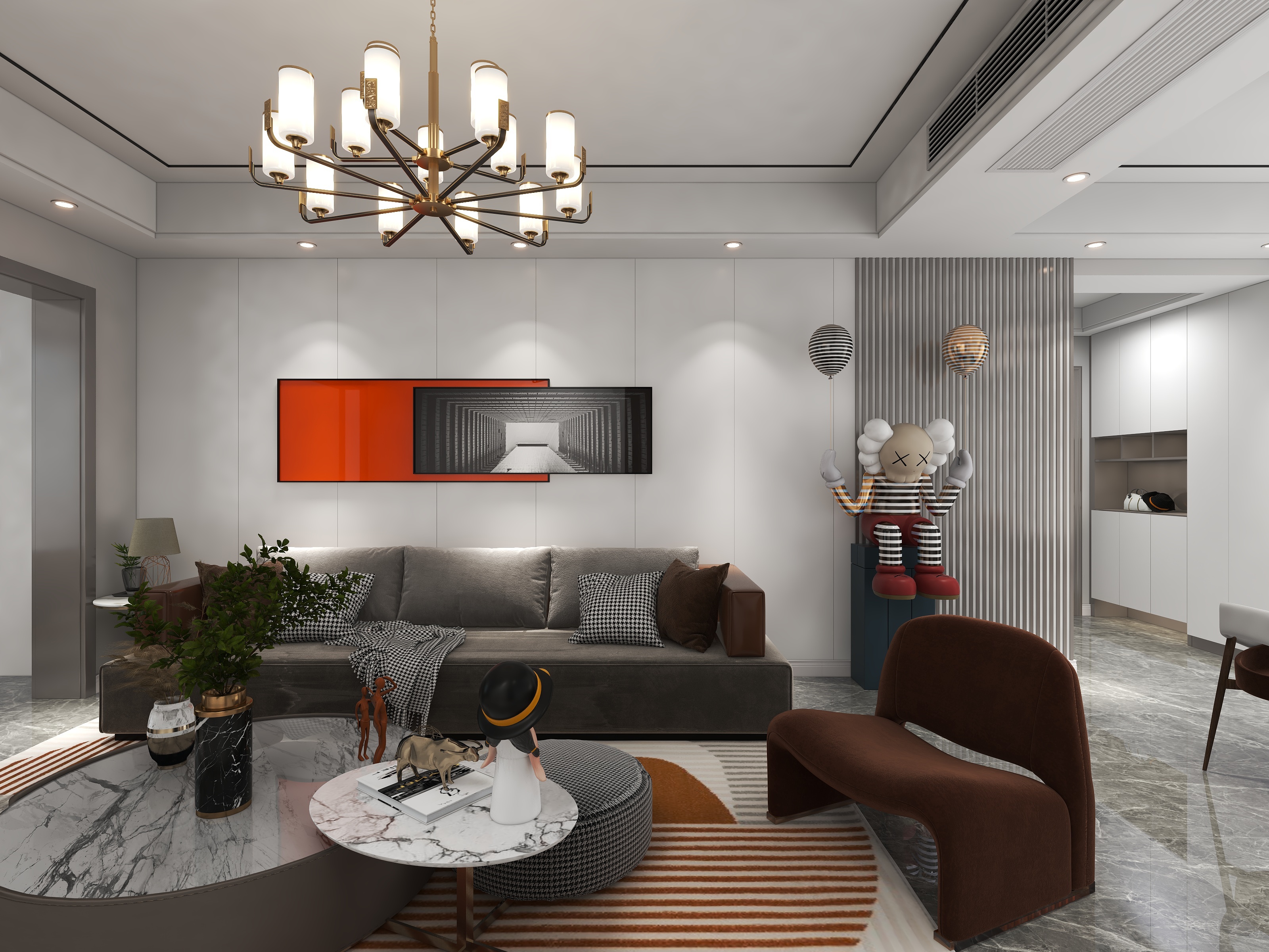 设计师-李尾巴-天生天城A装修效果图