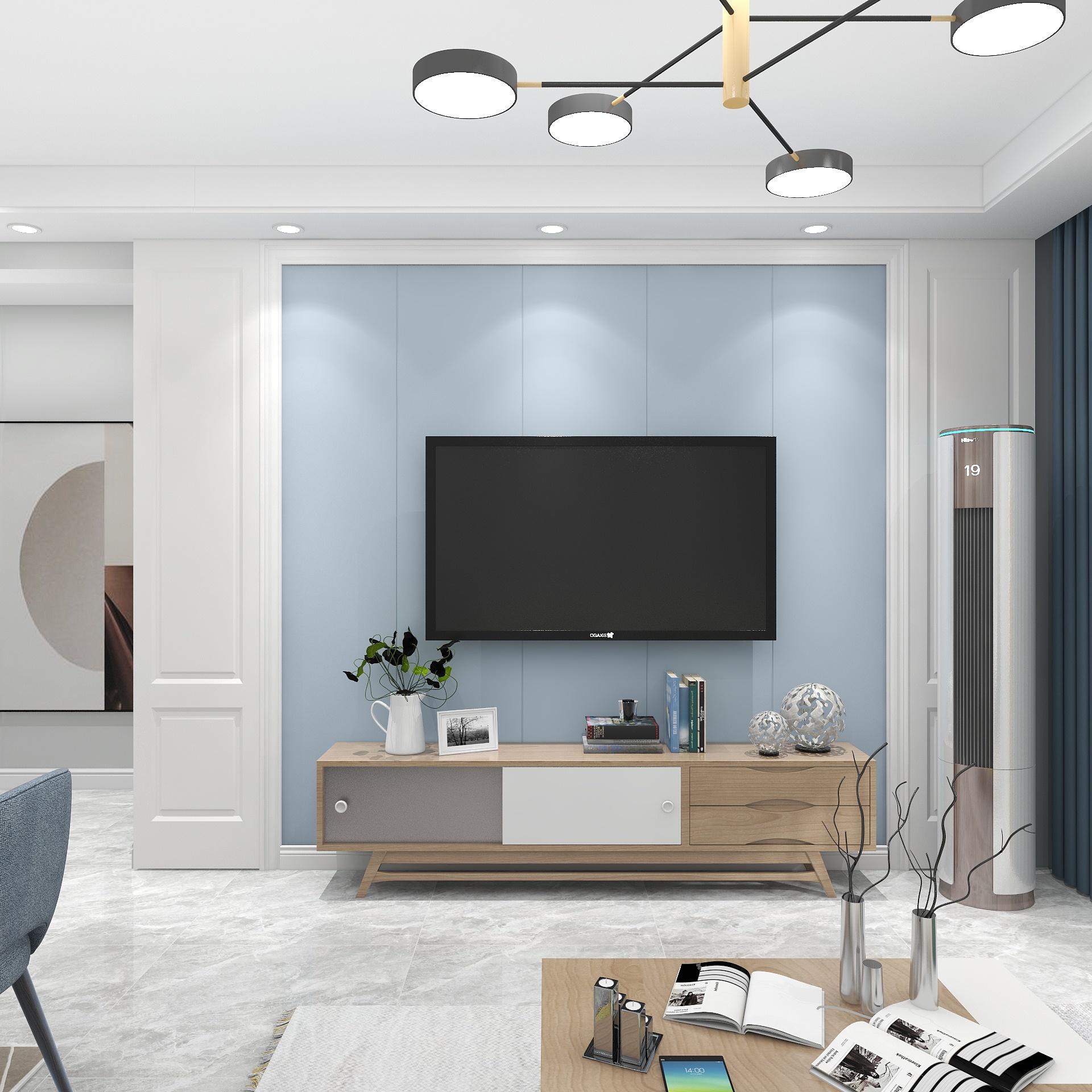 杜保凯-北欧风格90平米两居-装修设计方案