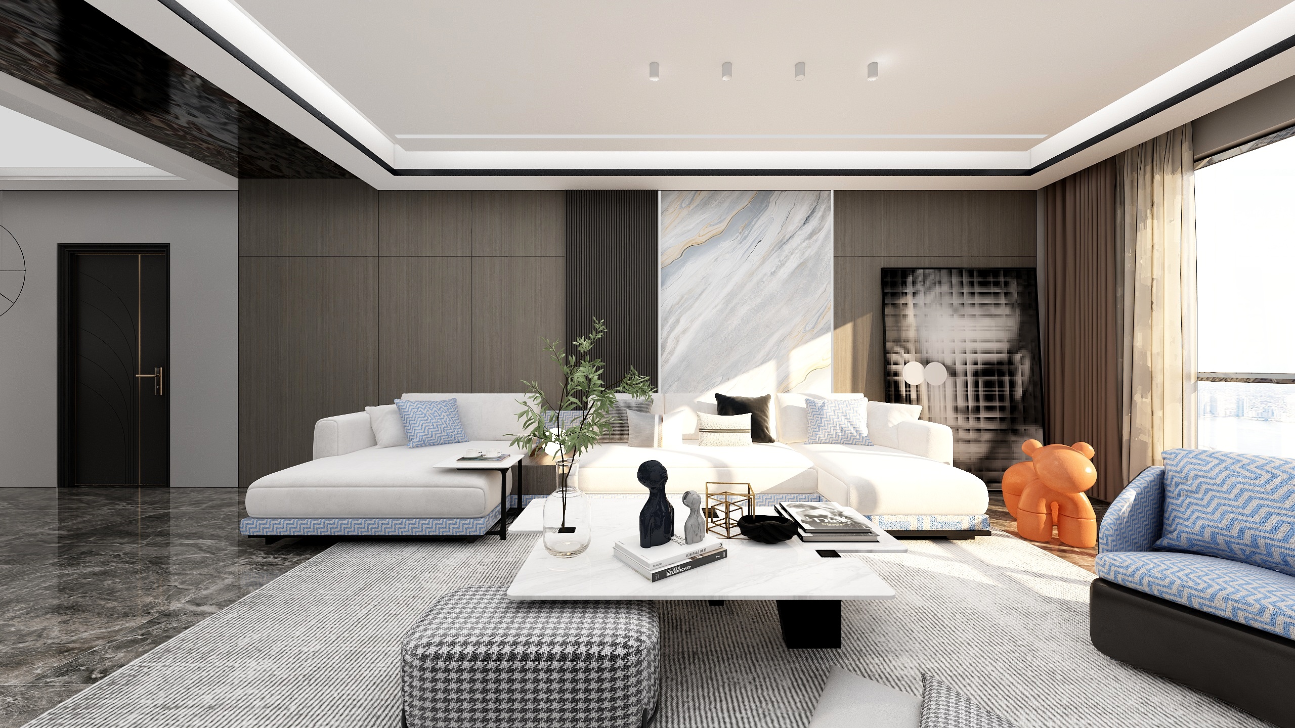 殷明亮-现代简约-装修设计方案