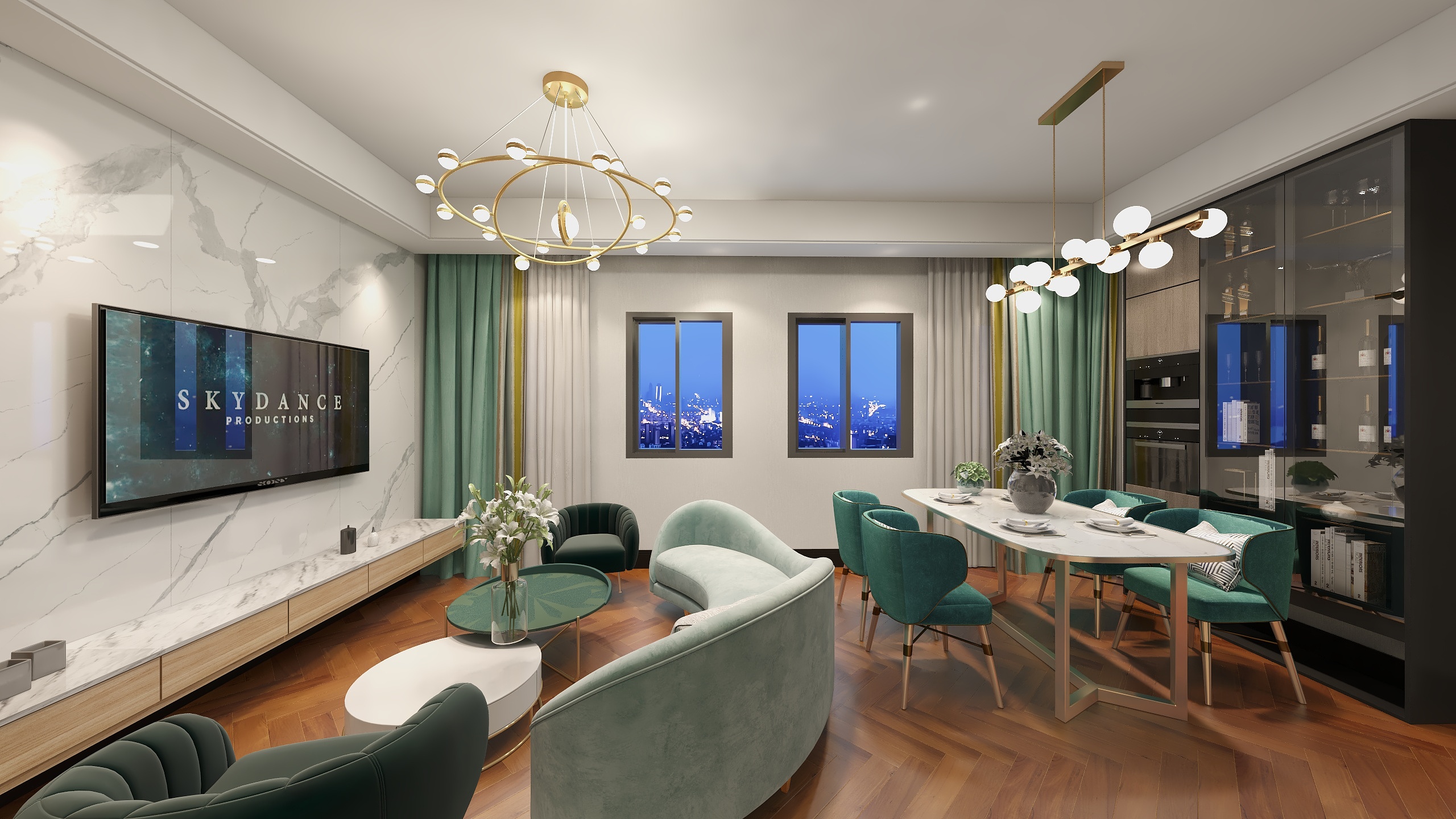 唐糖的糖果屋-瑞和园89.50㎡B户型3室2厅1卫-装修设计方案