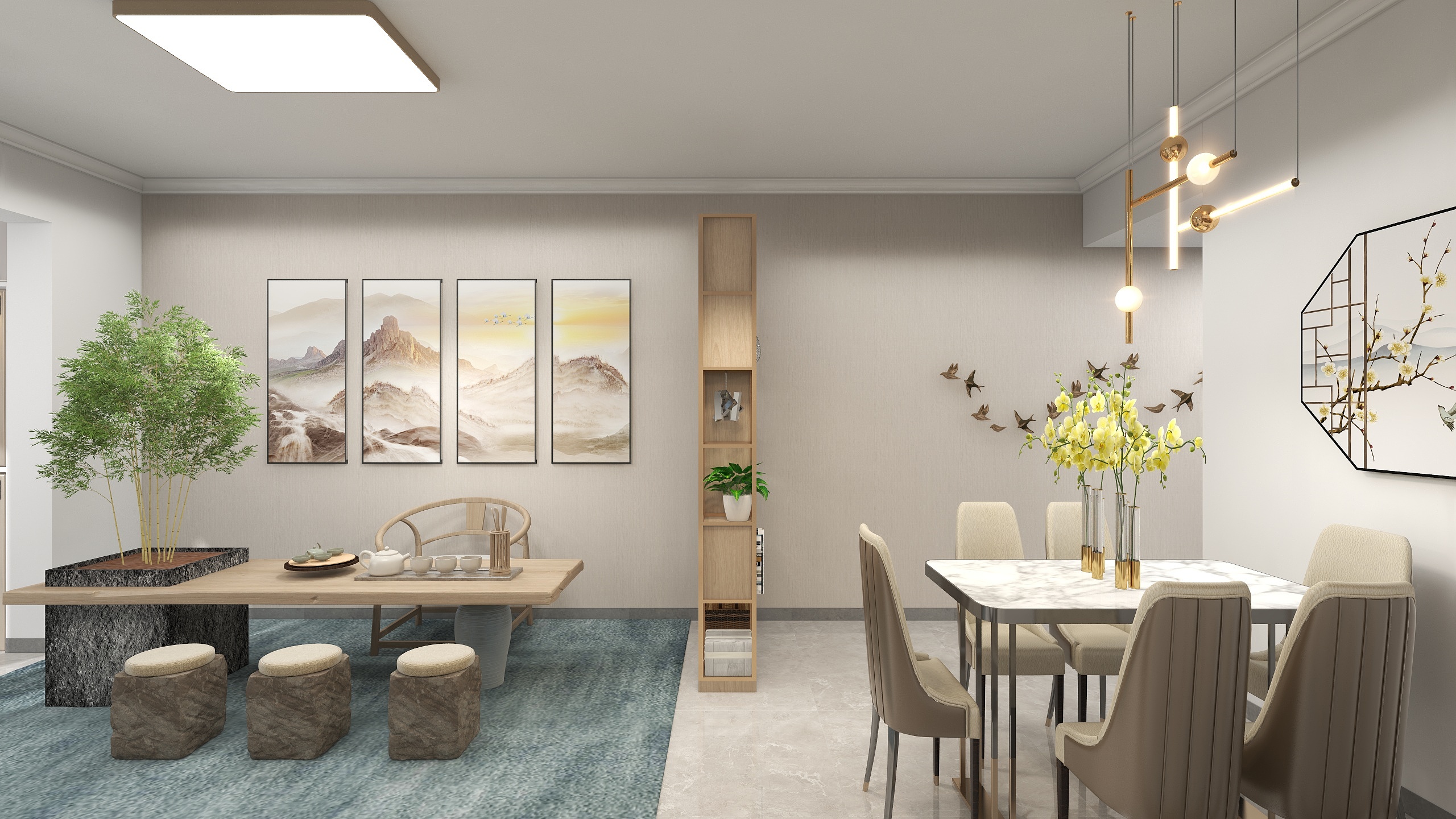 徐政杰-金溪-现代风格2居室-装修设计方案