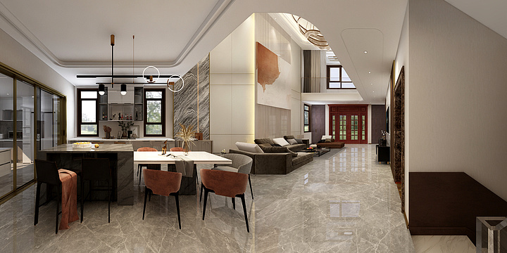 Each_Design-上城裕源张总-现代-装修设计方案