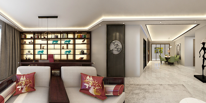 内蒙古包头鼎配-万科中央公园21-2-503于彩霞150平意术改定-副本-装修设计方案