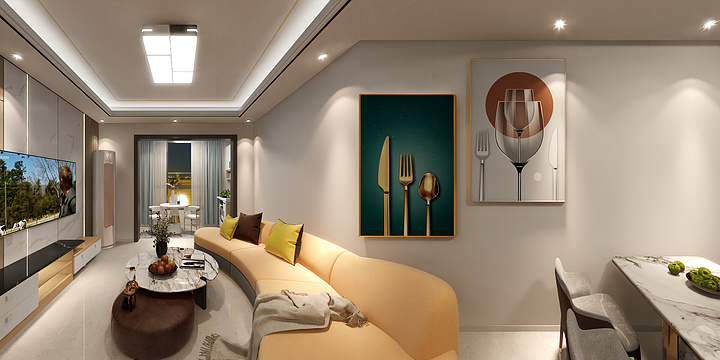 珂屹北京整装定制设计者-天津招商.公园1872-装修设计方案